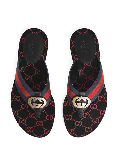 gucci logo flip flops|gucci flip flops for cheap.